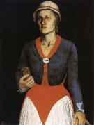 Kasimir Malevich, The Portrait of artist-s wife